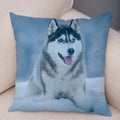 Siberian Husky Pillowcase - Axyaa Animal Cushion Cover, Decor, Cute, Dog Print