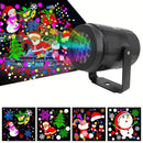 Axyaa LED Christmas Projector Light, 16 Patterns USB Powered Outdoor Decoration