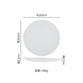 Axyaa Stone Pattern Ceramic Plate - Matte Finish Molecular Cuisine Tableware