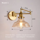 Axyaa Adjustable Arm LED Wall Sconce - Eco-Friendly Modern Minimalist Reading Light for Home & Office