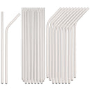 Axyaa Stainless Steel Drinking Straw Set for Juices, Cocktails & Milkshakes