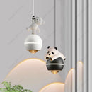Axyaa LED Bear Pendant Lamp Touch-Sensing Suspension Light