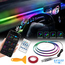 Axyaa USB LED Ambient Lights: Symphony RGB Atmosphere Lamp for Tesla Model 3 Y S X