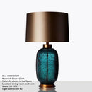 Axyaa Nordic Glaze Table Lamp Modern LED Desk Light for Living Room and Bedroom