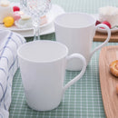 Axyaa White Bone  Tea Cups, Enamel Coffee Cup, Porcelain Custom Mug