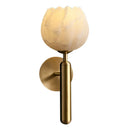 Axyaa Modern Chinese Style Bedside Marble Wall Lamp for Luxury Living Room Lighting