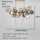 Nordic Glass Pendant Light for Designer Living Room, Bedroom Ceiling - Axyaa Brand