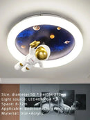 Axyaa Starry Sky LED Chandelier: Modern Bedroom Luxury Ceiling Lamp for Children's Eye Protection