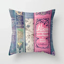 Axyaa Retro Library Pattern Pillowcase for Home and Office Decor