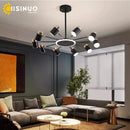 Axyaa Flex Chandelier: Modern LED Ceiling Light for Home Living Room & Bedroom