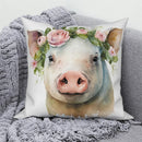 Axyaa Animal Print Decorative Pillowcase for Home Decor.