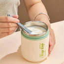 Axyaa Stainless Steel Thermal Lunch Box with Leak-Proof Design and Spoon