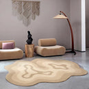 Axyaa Plush Modern Carpet for Living Room Bedroom Decor - Anti-slip Thicken Fluffy Rug