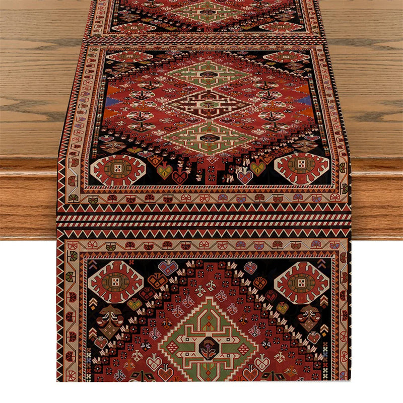 Axyaa Floral Table Flag Runner for Elegant Home Decor