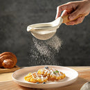 Axyaa Stainless Steel Flour Sieve with Wooden Handle - Baking Essential