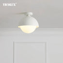 Axya LED Ceiling Light for Staircase Foyer Gallery Balcony - White/Black Finish