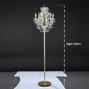 Axyaa Crystal Floor Lamp: Luxurious Lighting Fixture for Living Room, Bedroom, and Villa