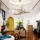 Axya Tree Branches Pendant Lights: LED Resin Chandeliers for Home Decor