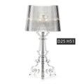 Axyaa Baroque Acrylic Desk Lamp for Living Room Study Bedroom Decor