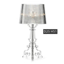 Axyaa Baroque Acrylic Desk Lamp for Living Room Study Bedroom Decor