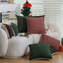 Axyaa Christmas Retro Geometric Pillowcase 45x45cm Sofa Decoration