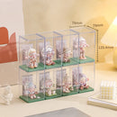 Axyaa Acrylic Mystery Box Doll Display Case for Action Figures & Blind Box Toys