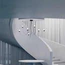 Axyaa Nordic Gravity Chandelier: Modern LED Pendant Lights for Minimalist Loft Decor.
