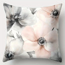 Axyaa Flower Bicycle 4pcs Sofa Pillow Case Set, 45x45cm, Single-Sided Print