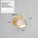 Axyaa Wabi Sabi Yellow Cave Stone LED Wall Lamp for Bedroom and Living Room