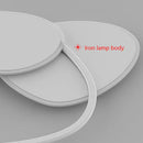 Axyaa Modern Oval LED Ceiling Lamp for Living Room, Bedroom, Kitchen, Indoor Lighting