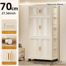 Axyaa 70cm Foldable Storage Cabinet with Wheels for Bedroom/Living Room/Study