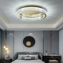 Axyaa Crystal LED Ceiling Lamp: High-end Italian Chandelier for Home Decor Lighting