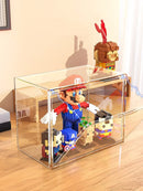 Axyaa Acrylic Action Figure Display Cabinet : Large Capacity, Dustproof, Transparent Storage Rack