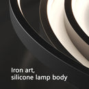 Axyaa Modern Simple Bedroom LED Ceiling Lights Dimmable Round Luster Lamp