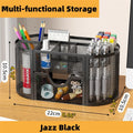 Axyaa Mesh Desk Organizer with 9 Compartments and Drawers, Pencil Holder for Office
