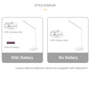 Axyaa LED Desk Lamp: Rechargeable, Foldable, Dimmable, 3 Color Levels