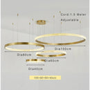 Axyaa Acrylic Pendant Chandelier: Modern, Elegant, Adjustable Ceiling Light