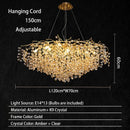Axyaa Maple Leaf Pendant Light: Modern Minimalist Luxury for Living Room