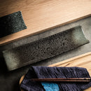 Axyaa Ceramic Sushi & Saury Plate Set, Rectangular BBQ Platter, Dumpling Serving Tray