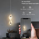 Axyaa Geometric Acrylic Pendant Light for Modern Home Decor and Lighting