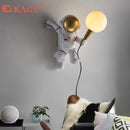 Axyaa Astronaut Moon Planet Lamp: Spaceman Table Night Light for Bedroom