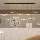 Axyaa Modern LED Pendant Chandeliers for Living Room and Dining Room