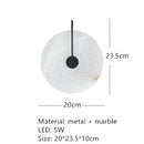 Marble Wall Lights Copper E14 Bulb Indoor Sconce for Axyaa Parlor Aisle Bedside