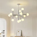 Axyaa Glass Hanging Lamps Ceiling Pendant Lights Chandelier LED Lustre