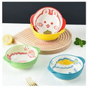 Axyaa Ceramic Double Ear Children's Rice Bowl - Microwave Safe & Cute Design