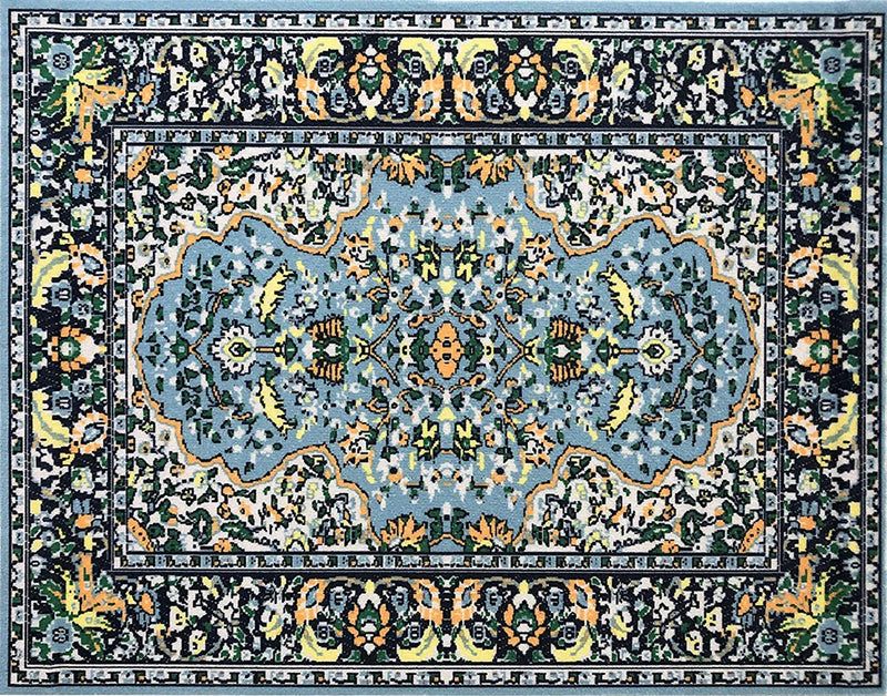 Axyaa Retro Style Large Rug - Modern Short Pile European Design for Home Decor