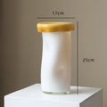 Axyaa Glass Vase Hydroponics Plant Pots Room Floral Vases Aesthetic Decor