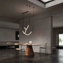 Axyaa LED Chandelier Pendant Light for Modern Art Restaurant Bar Counter.
