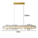Axyaa Gold Aluminum Villa Chandelier for Indoor Lighting