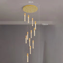 Axyaa Crystal Chandeliers & Indoor Lighting Fixtures: Modern Villa & Living Room Staircase Chandeliers